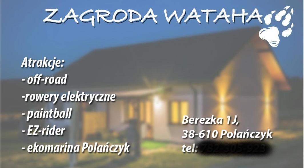 Zagroda Wataha 782 305 923 Apartment Polanczyk Bagian luar foto